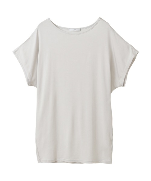 Julier Yoga and Relax(ジュリエヨガアンドリラックス)の「Julier エコリヨセル半袖トップス(Tシャツ/カットソー・レディース・ラベンダー/ライトグレー/ブラック・FREE)」の13枚目の写真