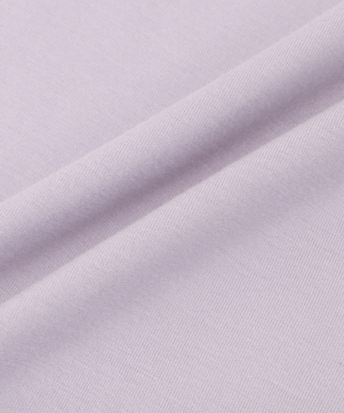 Julier Yoga and Relax(ジュリエヨガアンドリラックス)の「Julier エコリヨセル半袖トップス(Tシャツ/カットソー・レディース・ラベンダー/ライトグレー/ブラック・FREE)」の10枚目の写真