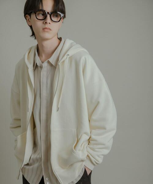 SENSE OF PLACE by URBAN RESEARCH（センスオブプレイスバイアーバンリサーチ）の「『ユニセックス』Wジップパーカー（パーカー・メンズ・グレー/ブラック/アイボリー/レッド・MEDIUM/LARGE）」の6枚目の写真