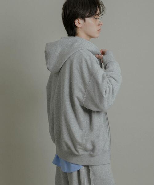 SENSE OF PLACE by URBAN RESEARCH（センスオブプレイスバイアーバンリサーチ）の「『ユニセックス』Wジップパーカー（パーカー・メンズ・グレー/ブラック/アイボリー/レッド・MEDIUM/LARGE）」の15枚目の写真