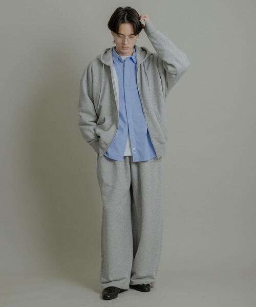 SENSE OF PLACE by URBAN RESEARCH（センスオブプレイスバイアーバンリサーチ）の「『ユニセックス』Wジップパーカー（パーカー・メンズ・グレー/ブラック/アイボリー/レッド・MEDIUM/LARGE）」の14枚目の写真