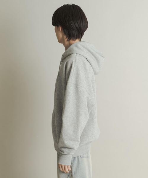 SENSE OF PLACE by URBAN RESEARCH（センスオブプレイスバイアーバンリサーチ）の「『ユニセックス』Wジップパーカー（パーカー・メンズ・グレー/ブラック/アイボリー/レッド・MEDIUM/LARGE）」の11枚目の写真