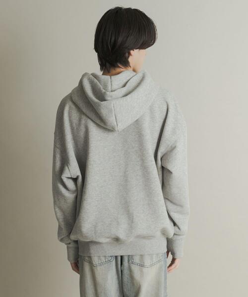 SENSE OF PLACE by URBAN RESEARCH（センスオブプレイスバイアーバンリサーチ）の「『ユニセックス』Wジップパーカー（パーカー・メンズ・グレー/ブラック/アイボリー/レッド・MEDIUM/LARGE）」の10枚目の写真