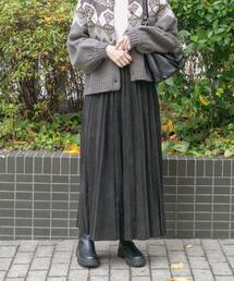 ITEMS URBANRESEARCH | フェイクスエードプリーツスカート(スカート)