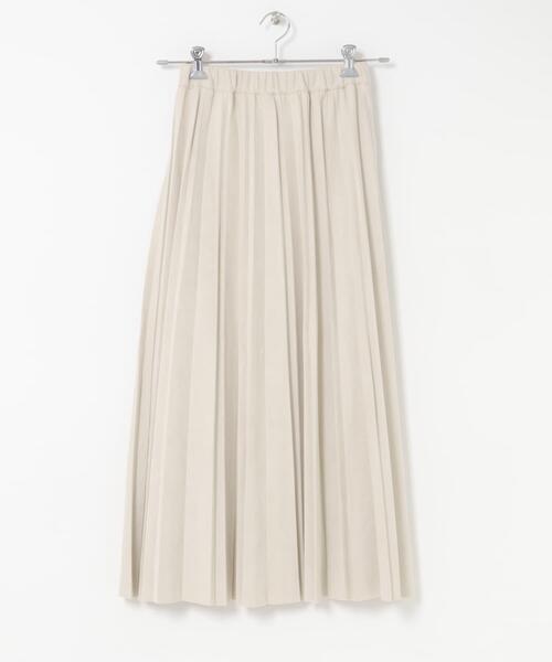 ITEMS URBANRESEARCH(アイテムズ アーバンリサーチ)の「フェイクスエードプリーツスカート(スカート・レディース・モカ/ブラック/ライトベージュ/カーキ/ブラウン系その他/ベージュ系その他・FREE)」の10枚目の写真