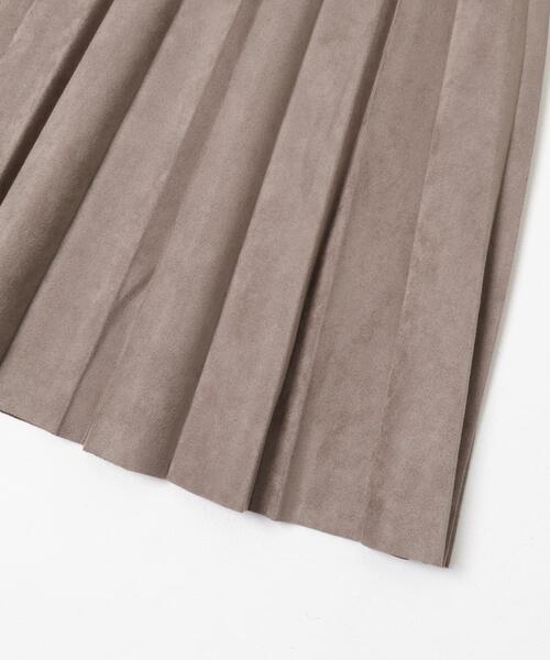 ITEMS URBANRESEARCH(アイテムズ アーバンリサーチ)の「フェイクスエードプリーツスカート(スカート・レディース・モカ/ブラック/ライトベージュ/カーキ/ブラウン系その他/ベージュ系その他・FREE)」の19枚目の写真