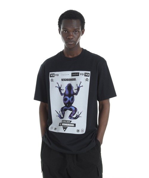 Y-3（ワイスリー）の「Y-3 NBHD GRAPHIC TEE（Tシャツ/カットソー・メンズ・ブラック・SMALL/X-SMALL/XX-SMALL/X-LARGE/LARGE/MEDIUM）」の5枚目の写真