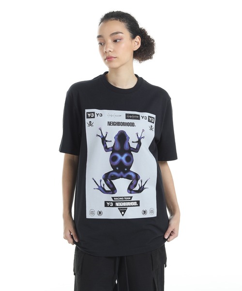 Y-3（ワイスリー）の「Y-3 NBHD GRAPHIC TEE（Tシャツ/カットソー・メンズ・ブラック・SMALL/X-SMALL/XX-SMALL/X-LARGE/LARGE/MEDIUM）」の2枚目の写真