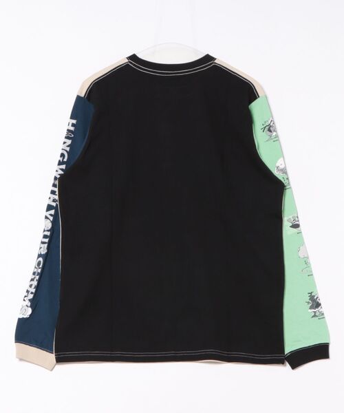 CHUMS(チャムス)の「CHUMS/チャムス 長袖Tシャツ/ロンT 蓄光プリント CH01-2662(Tシャツ/カットソー・メンズ・ホワイト/マルチ/ブラック・M/L/XL/2XL)」の15枚目の写真