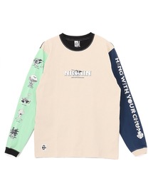 CHUMS/チャムス 長袖Tシャツ/ロンT 蓄光プリント CH01-2662
