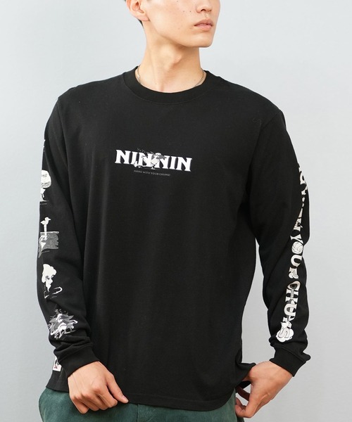 CHUMS(チャムス)の「CHUMS/チャムス 長袖Tシャツ/ロンT 蓄光プリント CH01-2662(Tシャツ/カットソー・メンズ・ホワイト/マルチ/ブラック・M/L/XL/2XL)」の2枚目の写真