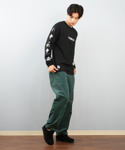 CHUMS(チャムス)の「CHUMS/チャムス 長袖Tシャツ/ロンT 蓄光プリント CH01-2662(Tシャツ/カットソー・メンズ・ホワイト/マルチ/ブラック・M/L/XL/2XL)」の9枚目の写真
