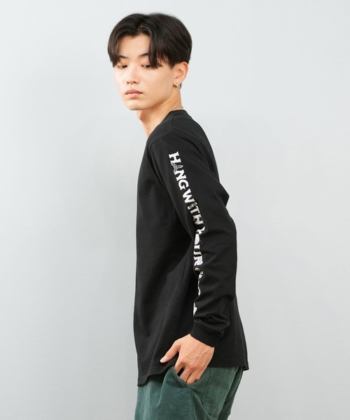 CHUMS(チャムス)の「CHUMS/チャムス 長袖Tシャツ/ロンT 蓄光プリント CH01-2662(Tシャツ/カットソー・メンズ・ホワイト/マルチ/ブラック・M/L/XL/2XL)」の5枚目の写真