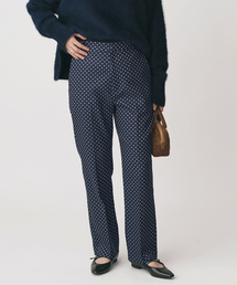 IENA（イエナ）の「DUTEL ドットジャガードパンツ（スラックス・レディース）」