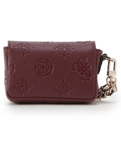 Guess（ゲス）の「LAUREL Ii Slg Micro Mini ウォレットケース  （ポーチ・レディース・パープル/ブラック・ONE SIZE）」の4枚目の写真