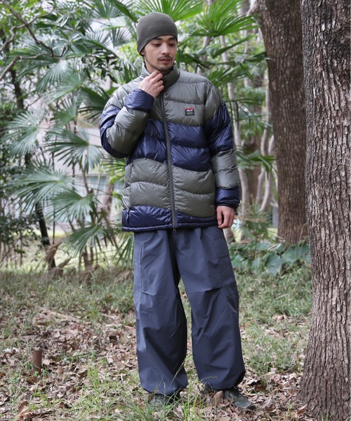 NANGA（ナンガ）の「MANASTASH/マナスタッシュ/NANGA WAVE PUFFER JKT（ダウンジャケット/コート・メンズ・ブラック/オリーブ/マルチ・SMALL/MEDIUM/LARGE/X-LARGE）」の6枚目の写真