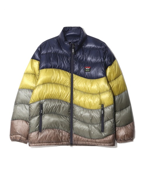 NANGA（ナンガ）の「MANASTASH/マナスタッシュ/NANGA WAVE PUFFER JKT（ダウンジャケット/コート・メンズ・ブラック/オリーブ/マルチ・SMALL/MEDIUM/LARGE/X-LARGE）」の8枚目の写真