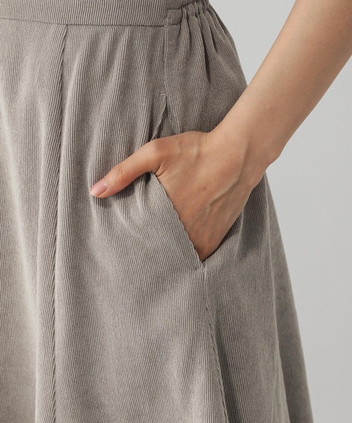 GLOBAL WORK(グローバルワーク)の「イージーケアコーデュロイフレアスカート/575178(スカート・レディース・ブルー系その他6/ダークグレー/ワインレッド/ライトグレー・REGULAR/SHORT)」の16枚目の写真