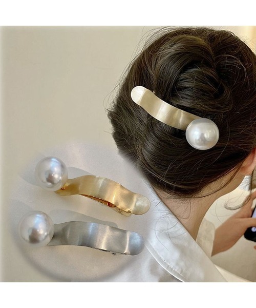 セール】ヘアピン ヘア留め ヘアアクセサリー クロスヘアピン ゴールド