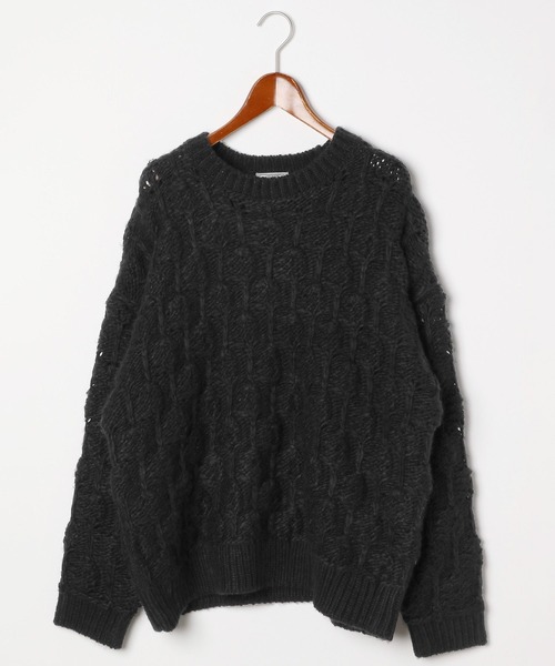 niko and...（ニコアンド）の「[MODE NORM CORE] ロービングポコポコプルオーバー（ニット/セーター・レディース・ライトグレー/ブラック/アイボリー・FREE）」の21枚目の写真