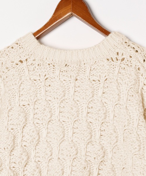 niko and...（ニコアンド）の「[MODE NORM CORE] ロービングポコポコプルオーバー（ニット/セーター・レディース・ライトグレー/ブラック/アイボリー・FREE）」の22枚目の写真