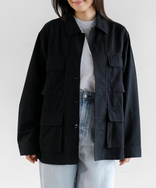 AMERICAN RAG CIE（アメリカンラグシー）の「【WOMEN】for BAYFLOW ミリタリージャケット（ミリタリージャケット・レディース・カーキ/ネイビー・FREE）」の2枚目の写真