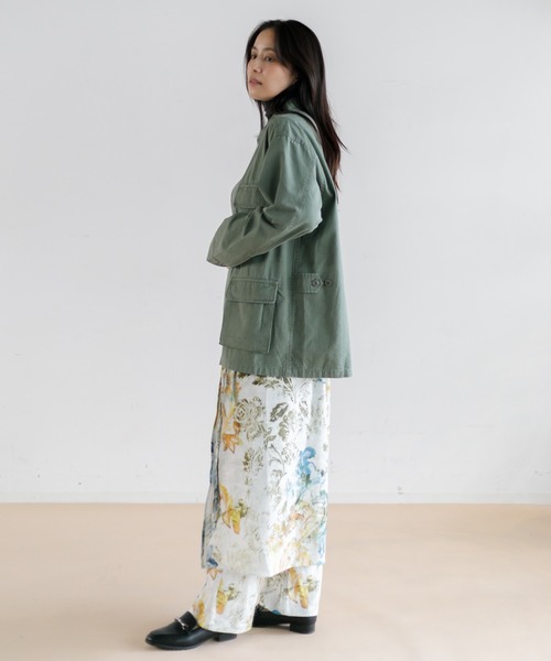 AMERICAN RAG CIE（アメリカンラグシー）の「【WOMEN】for BAYFLOW ミリタリージャケット（ミリタリージャケット・レディース・カーキ/ネイビー・FREE）」の21枚目の写真