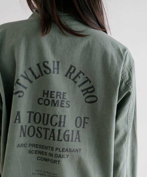 AMERICAN RAG CIE（アメリカンラグシー）の「【WOMEN】for BAYFLOW ミリタリージャケット（ミリタリージャケット・レディース・カーキ/ネイビー・FREE）」の19枚目の写真