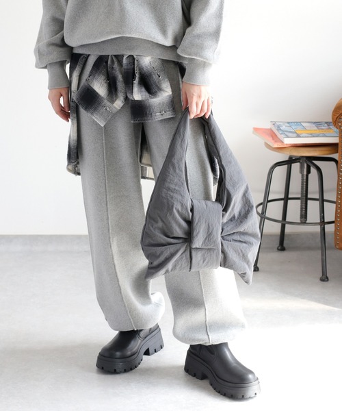 cepo（セポ）の「パデットリボンバッグ（ショルダーバッグ・レディース・チャコール/ブラック/オフホワイト・FREE）」の8枚目の写真