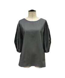 Gabardine K.T（ギャバジンケーティー）の「80／-ポンチ ドッキングプルオーバー（Tシャツ/カットソー）」