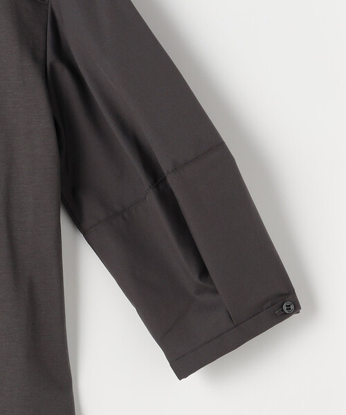 Gabardine K.T(ギャバジンケーティー)の「80/-ポンチ ドッキングプルオーバー(Tシャツ/カットソー・レディース・ブラック/ライトベージュ/チャコール・9号/11号/7号)」の10枚目の写真