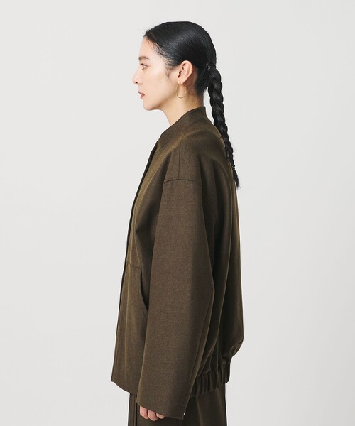 BEAUTY&YOUTH UNITED ARROWS(ビューティーアンドユースユナイテッドアローズ)の「毛ブレンド スナップブルゾン(ブルゾン・レディース・オリーブ/グレー系・S/M)」の5枚目の写真