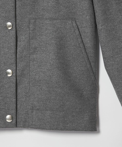 BEAUTY&YOUTH UNITED ARROWS(ビューティーアンドユースユナイテッドアローズ)の「毛ブレンド スナップブルゾン(ブルゾン・レディース・オリーブ/グレー系・S/M)」の11枚目の写真