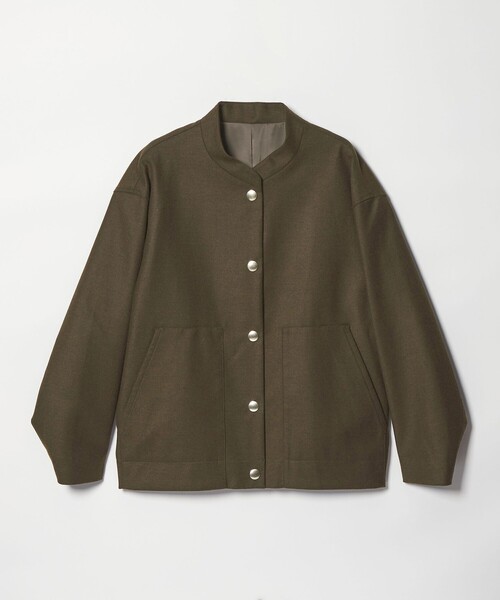 BEAUTY&YOUTH UNITED ARROWS(ビューティーアンドユースユナイテッドアローズ)の「毛ブレンド スナップブルゾン(ブルゾン・レディース・オリーブ/グレー系・S/M)」の19枚目の写真