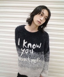 Heart Tattoo（ハートタトゥー）の「Art shaggy gradation BIG Knit / アートデザインシャギービッグニット（ニット/セーター）」