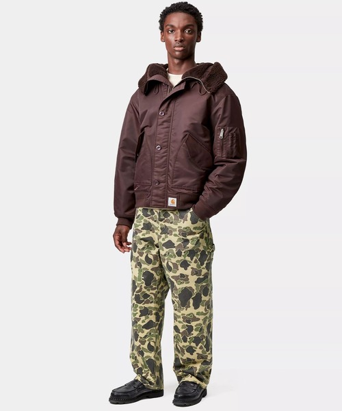 Carhartt WIP（カーハートダブリューアイピー）の「Carhartt WIP/カーハートダブリューアイピー ロンパン ダックカモ 総柄 セットアップ対応 DUCK SINGLEKNEE PANT I033896（その他パンツ・メンズ・ブラウン系その他/カモフラージュ・L/M/S/XS）」の9枚目の写真