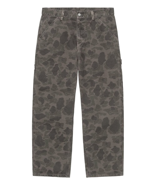 Carhartt WIP（カーハートダブリューアイピー）の「Carhartt WIP/カーハートダブリューアイピー ロンパン ダックカモ 総柄 セットアップ対応 DUCK SINGLEKNEE PANT I033896（その他パンツ・メンズ・ブラウン系その他/カモフラージュ・L/M/S/XS）」の8枚目の写真