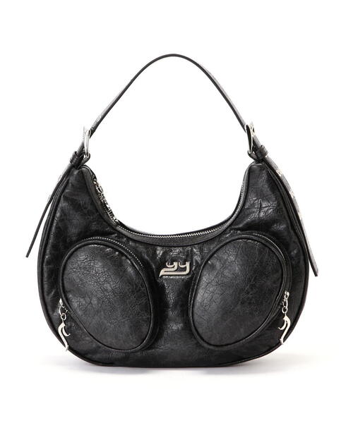 YIE YIE（イエイエ）の「YIE YIE/イエイエ/Y.14 Luna Bag / BB20（ショルダーバッグ・レディース・グレー/ブラック・F）」の3枚目の写真