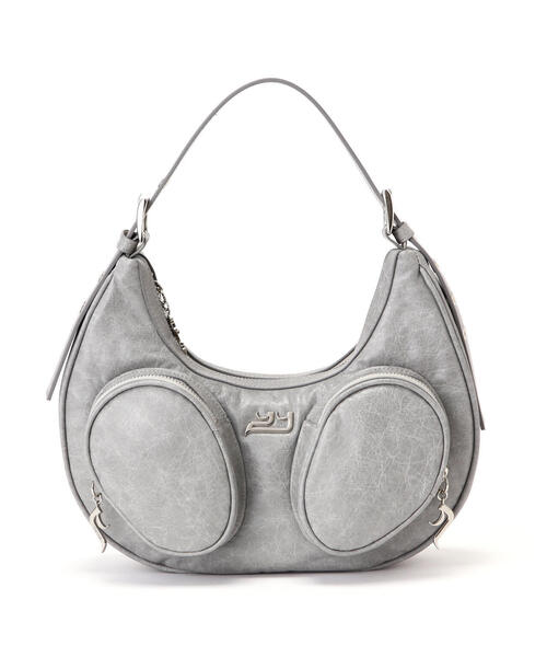 YIE YIE（イエイエ）の「YIE YIE/イエイエ/Y.14 Luna Bag / BB20（ショルダーバッグ・レディース・グレー/ブラック・F）」の4枚目の写真