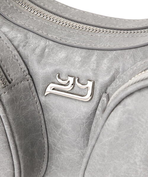 YIE YIE（イエイエ）の「YIE YIE/イエイエ/Y.14 Luna Bag / BB20（ショルダーバッグ・レディース・グレー/ブラック・F）」の8枚目の写真