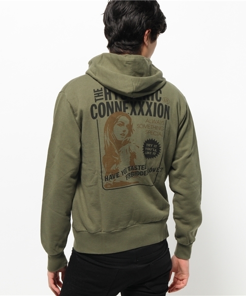 HYSTERIC GLAMOUR（ヒステリックグラマー）の「PLATY TO HYS pt PK（パーカー・メンズ・カーキ/トップグレー/ブラック・LARGE/MEDIUM/SMALL）」の9枚目の写真