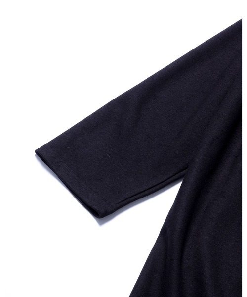 Ruze（ルゼ）の「Overwrap drape coat / オーバーラップ ドレープ ロングコート（その他アウター・メンズ・ブラック・FREE）」の12枚目の写真