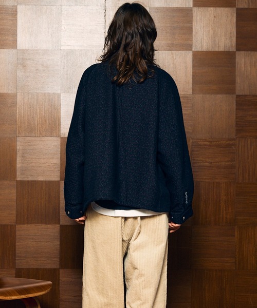 UNISEX》【Italian Dead Stock Fabric】Prime-Over Curved Pocket