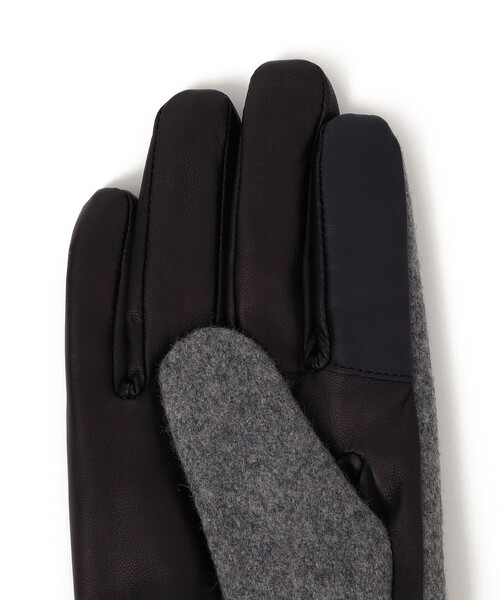 SHIPS any(シップス エニィ)の「SHIPS any:〈スマホ/タッチパネル対応〉ウール / レザー ベルト グローブ◇(手袋・メンズ・グレー/ダークグレー/ネイビー・ONE SIZE)」の13枚目の写真