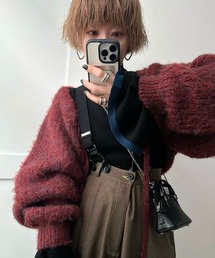 CFT.（シフト）の「ボレロミックスカラーニットカーディガン（カーディガン/ボレロ）」