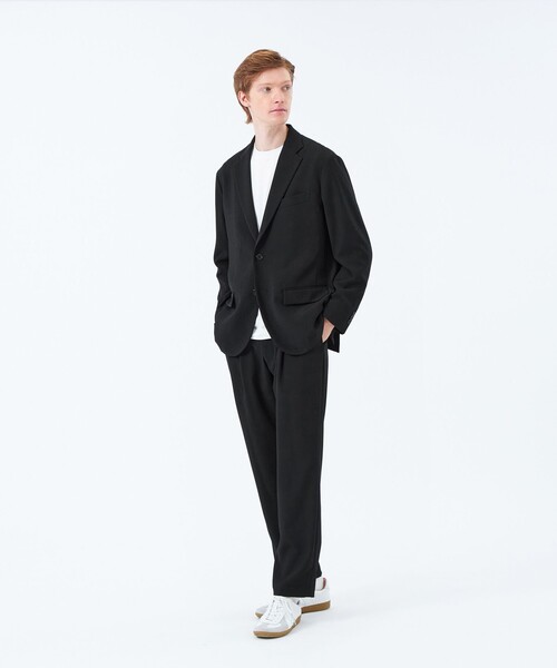 MACKINTOSH PHILOSOPHY（ﾏｯｷﾝﾄｯｼｭ ﾌｨﾛｿﾌｨｰ）の「トロッター ジャケット#001（ナンバーワン）ダブルクロスツイル（テーラードジャケット・メンズ・ブラック・42/40）」の2枚目の写真