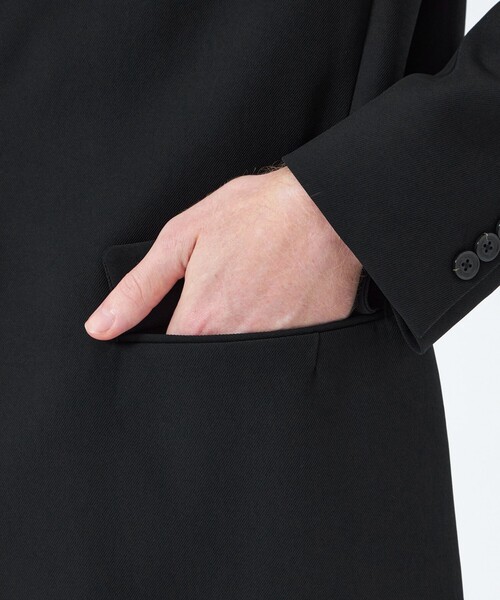 MACKINTOSH PHILOSOPHY（ﾏｯｷﾝﾄｯｼｭ ﾌｨﾛｿﾌｨｰ）の「トロッター ジャケット#001（ナンバーワン）ダブルクロスツイル（テーラードジャケット・メンズ・ブラック・42/40）」の7枚目の写真