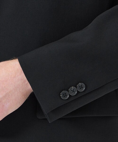 MACKINTOSH PHILOSOPHY（ﾏｯｷﾝﾄｯｼｭ ﾌｨﾛｿﾌｨｰ）の「トロッター ジャケット#001（ナンバーワン）ダブルクロスツイル（テーラードジャケット・メンズ・ブラック・42/40）」の8枚目の写真