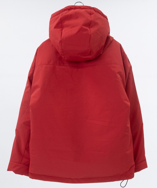 JOHN'S CLOSET（ジョンズクローゼット）の「【13】撥水＆防風 同色ロゴ 中綿マウンテンパーカー（ダウンジャケット/コート・メンズ・ホワイト/レッド/ブラック・MEDIUM/LARGE/X-LARGE）」の6枚目の写真