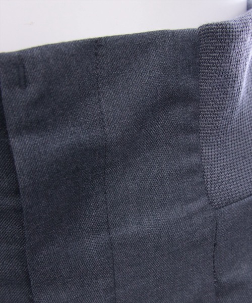 CLEAR BASIC（クリアベーシック）の「【低身長用サイズ有】ウエストリブワイドパンツ[オフィスカジュアル 着回し抜群 大人]≪AW新作≫（その他パンツ・レディース・アイボリー/グレー/ブラウン・F/PF）」の9枚目の写真